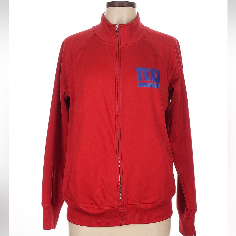 Victoria’s Secret Red Zip-Up Women's Jacket NY Giants Like New